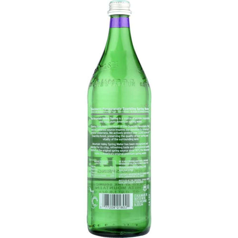 Sparkling Blackberry Pomegranate Spring Water 1 lt Mountain Valley
