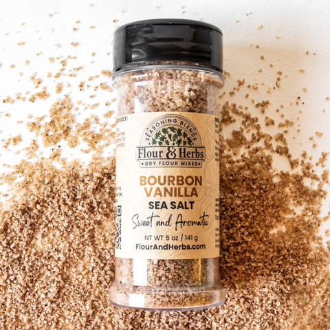 Vanilla Bean Sea Salt Unique Seasoning Bourbon Vanilla Bean Sea Salt