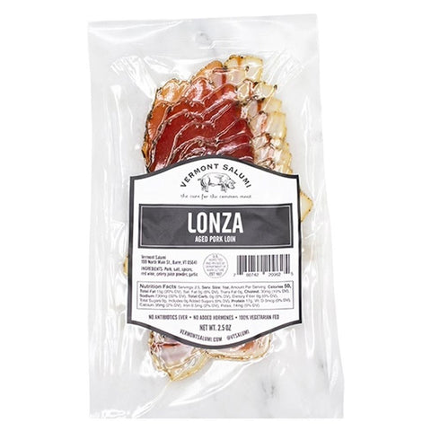 Pre-Sliced Lonza Lean Herbed Pork Loin Vermont Salumi