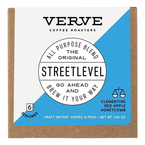 Streetlevel Single-Serve Instant Coffee Pack 6CT Verve Coffee Roasters