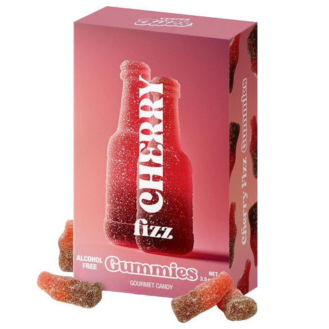 Cherry Fizz Alcohol-Free Gummies Vesper Bites 3.5OZ