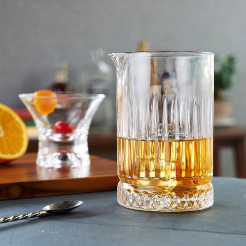 Crystal Mixing Glass 17oz Professional-Grade Mixing Glass Viski