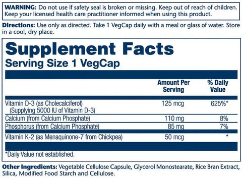 Vitamin D3+ K2