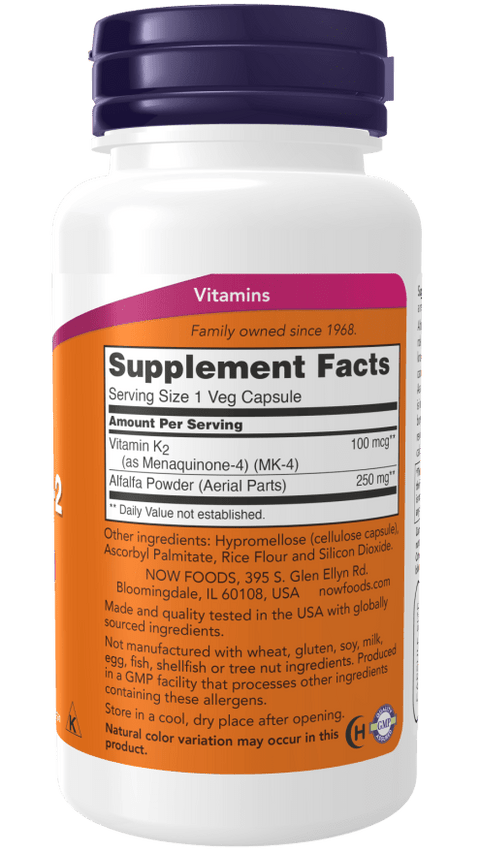 Vitamin K-2 100 mcg