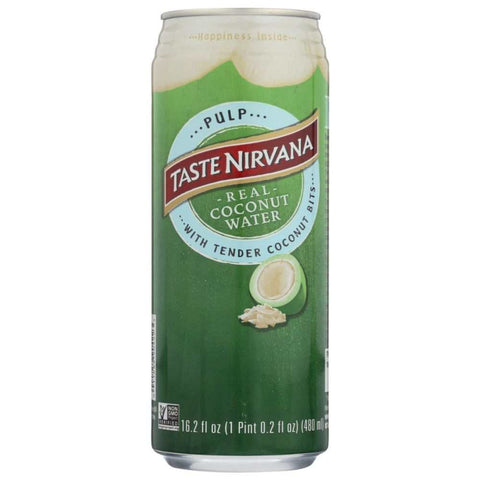 Real Coconut Water with Pulp Can 16.2 fl oz Taste Nirvana