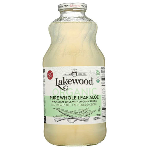 Organic Pure Whole Leaf Aloe Juice 32 fl oz Lakewood
