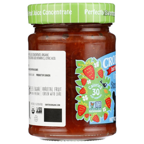 Just Fruit Spread Strawberry Organic 10 oz Crofters