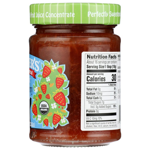 Just Fruit Spread Strawberry Organic 10 oz Crofters
