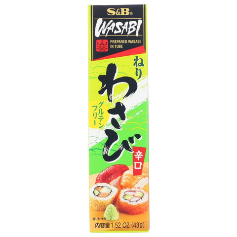 Wasabi Tube Prepared 1.52 oz S & B