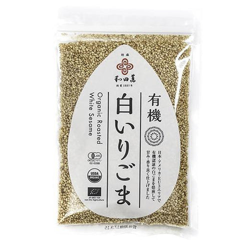 Organic Roasted White Sesame Seeds 50G Wadaman