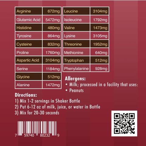 Whey Protein Isolate Chocolate 28g Protein per Serving Pure Choice Farms