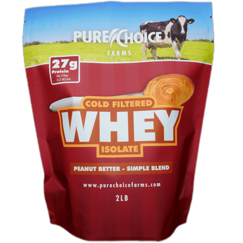 Whey Protein Isolate Peanut Flavored Whey Protein Isolate Pure Choice Farms