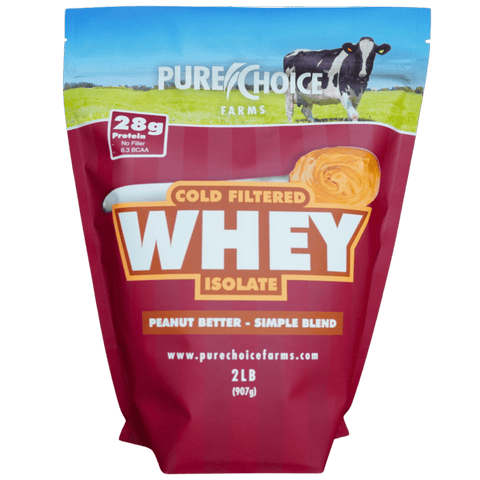 Whey Protein Isolate Peanut Flavored Whey Protein Isolate Pure Choice Farms