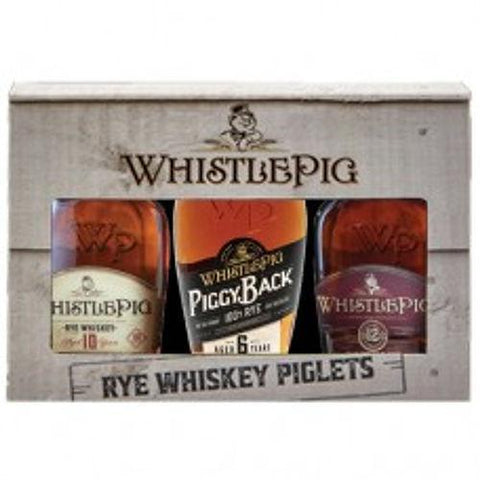 WhistlePig Rye Whiskey Piglets Gift Set 3x50ML
