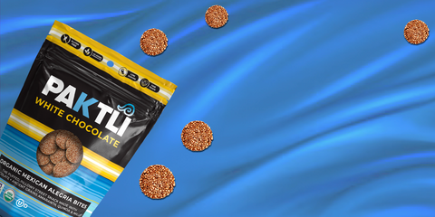 White Chocolate Puffed Ancient Grains Alegria Bites Organic