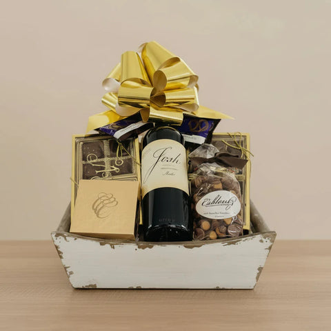 Jenny's Wine & Chocolate Gift Basket
