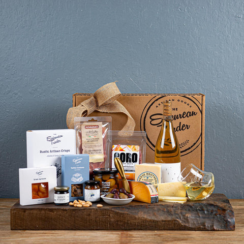 Wine Preference Artisan Box Wine, Cheese & Charcuterie Basket