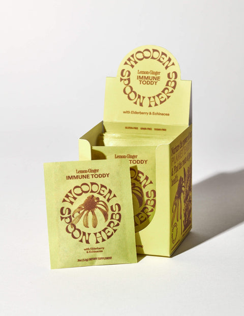 Lemon-Ginger Immune Toddy Herbal Immune Support Sachets WOODEN SPOON HERBS
