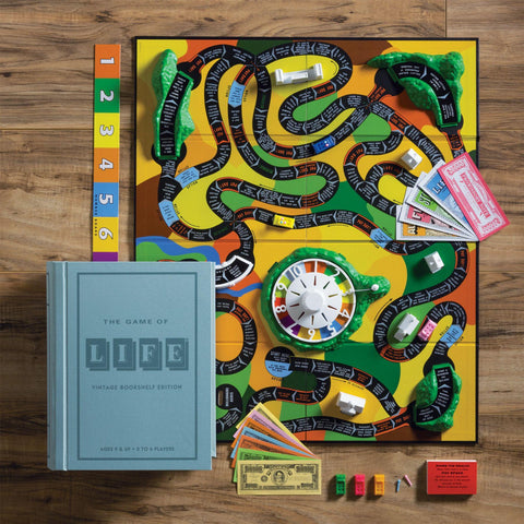 The Game Of Life Vintage Bookshelf Edition Board Game WS Game Company