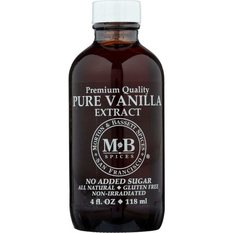 Morton & Bassett Pure Vanilla Extract 4 oz
