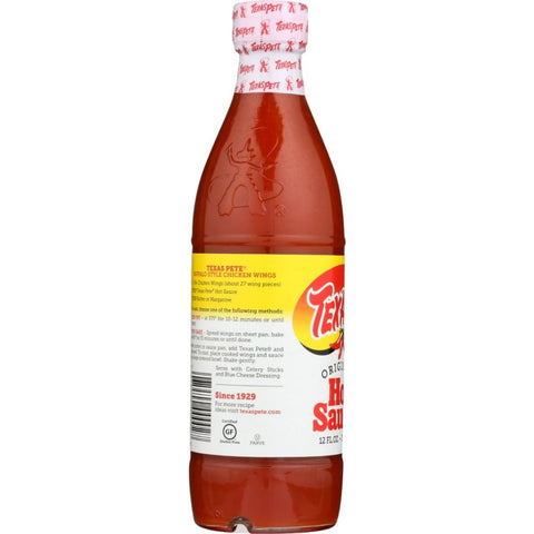 Original Hot Sauce Bold Flavor 12 oz Texas Pete