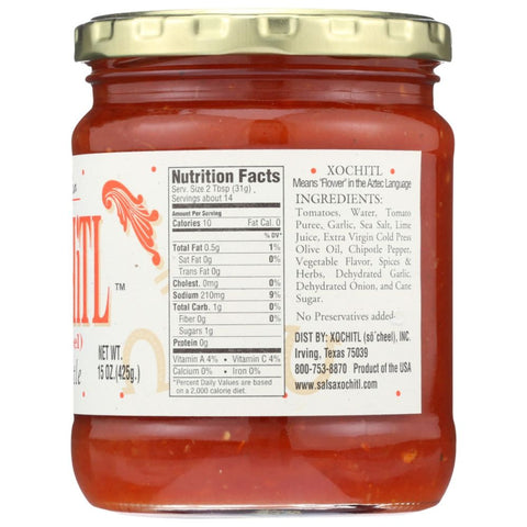 Chipotle Salsa Medium 15 oz XOCHITL