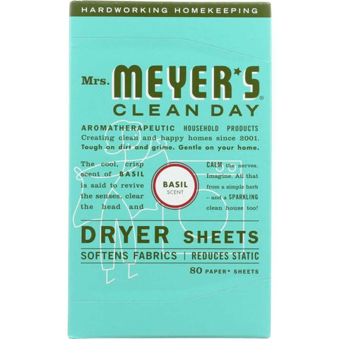 Mrs. Meyer’s Clean Day Fresh Fabric Softening Dryer Sheets 80pcs
