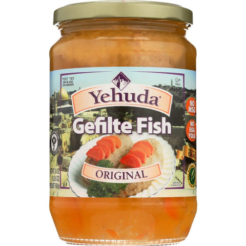 Gefilte Fish Traditional Flavor 24 oz YEHUDA