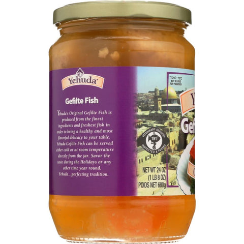 Gefilte Fish Traditional Flavor 24 oz YEHUDA