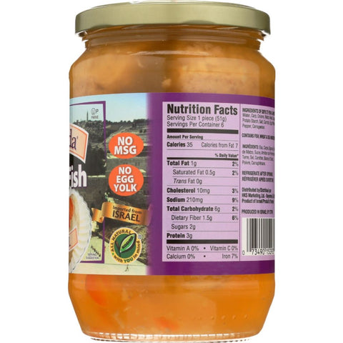 Gefilte Fish Traditional Flavor 24 oz YEHUDA