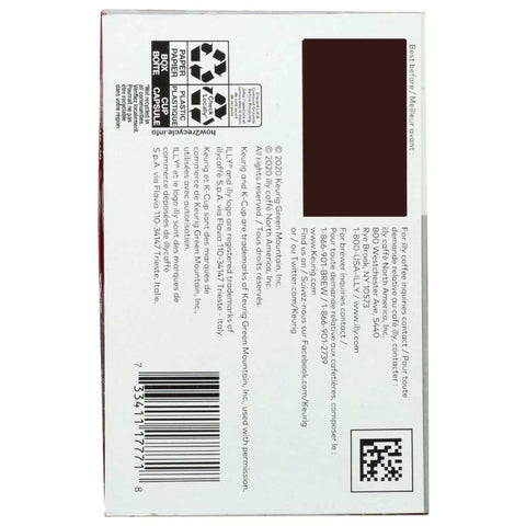 ILLyCaffe Intenso Dark Roast K-Cup Pods Bold Coffee 10 pcs