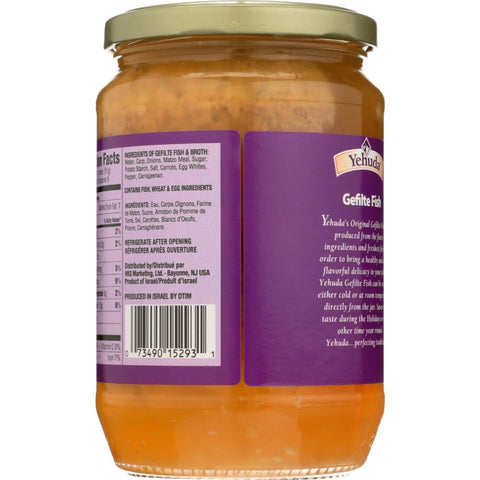 Gefilte Fish Traditional Flavor 24 oz YEHUDA