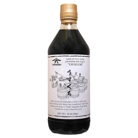 Shokin Usukuchi Shoyu Thinner Lighter Soy Sauce Yamaroku 500ML