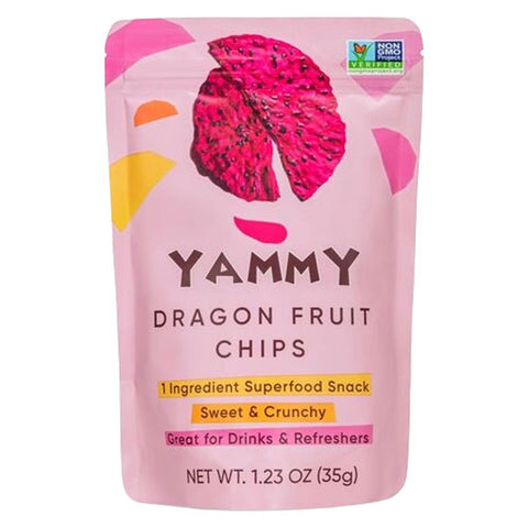 Dried Dragon Fruit Chips 1.23OZ Yammy