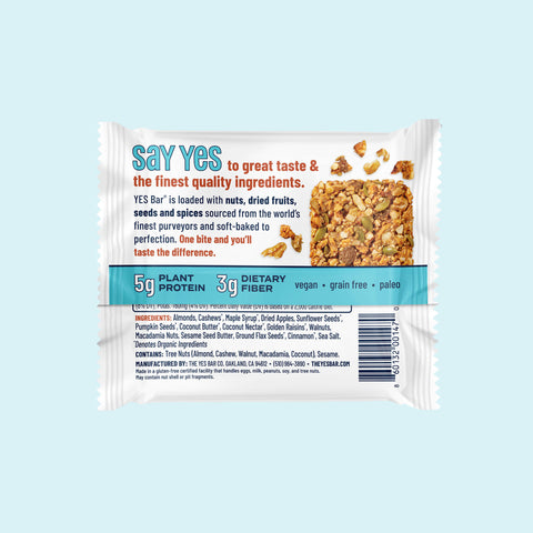 Apple Cinnamon Crisp Snack Bar Pack 6 Packs YES BAR®