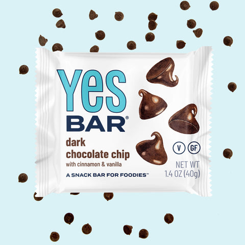 Dark Chocolate Chip Nutrient Pack Snack Bars 6 Packs YES BAR®