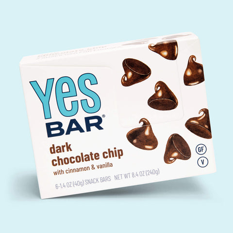 Dark Chocolate Chip Nutrient Pack Snack Bars 6 Packs YES BAR®