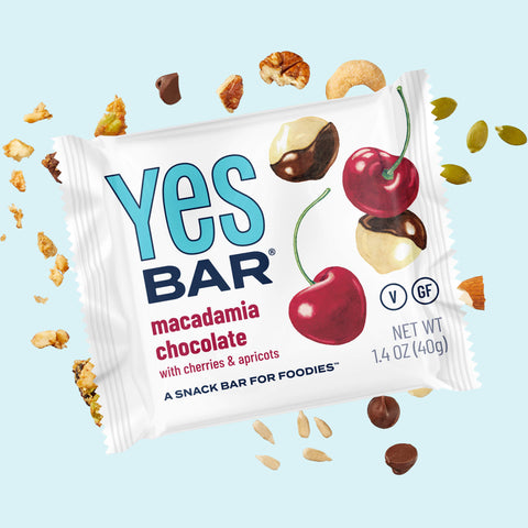 Macadamia Chocolate Pack Snack Bars 6 Packs YES BAR®