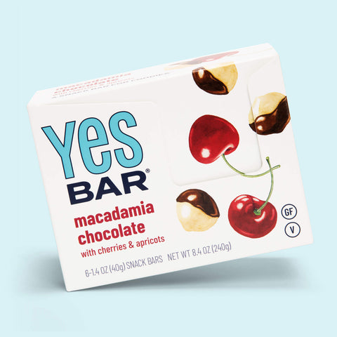 Macadamia Chocolate Pack Snack Bars 6 Packs YES BAR®