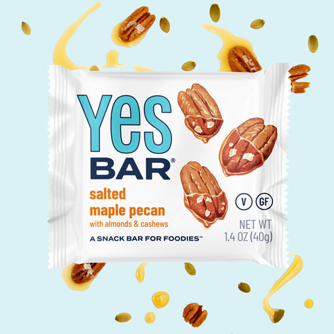 Salted Maple Pecan Pack Nut Bars 6 Packs YES BAR®