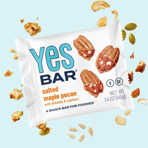 Salted Maple Pecan Pack Nut Bars 6 Packs YES BAR®
