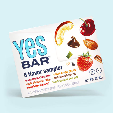 YES BAR Variety Pack Six-Flavor Sampler Bars YES BAR®
