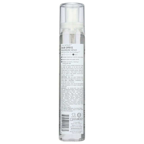 LA Hold Hair Spritz 5 oz Hair Spray GIOVANNI COSMETICS
