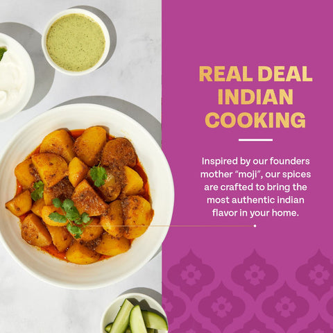Indian Spice Blend Set 3 Beginner-Friendly Indian Dinners moji masala®